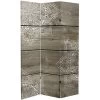 6" Double Sided Mandala On Oak Canvas Room Divider Beige - Oriental Furniture -Furniture Specialty Store GUEST 97f54acf 4a5e 4c0f b64d c2d3128da2f6