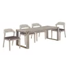 5pc Rectangular Montana Extendable Dining Set With 4 Side Chairs - Boraam -Furniture Specialty Store GUEST 9849f7b0 cf6c 4151 8c04 2e13a3a37b7b