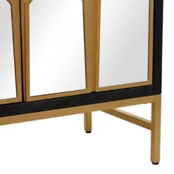 Glam Mirrored Wood Cabinet - Olivia & May -Furniture Specialty Store GUEST 9976d0e2 548c 4122 a69d 512589646924