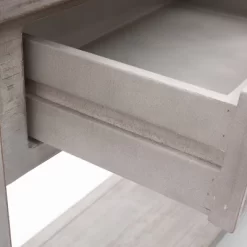 LuxenHome Gray Wood 2-Drawer 1-Shelf Console And Entryway Table 21 LuxenHome Gray Wood 2-Drawer 1-Shelf Console And Entryway Table -Furniture Specialty Store GUEST 9a274e66 3801 4249 b6b6 dd21c6f1ac92