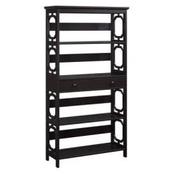 59.75" Omega 5 Tier Bookcase With Drawer - Breighton Home -Furniture Specialty Store GUEST 9ae56525 56fd 49bd a318 27ebc947f451