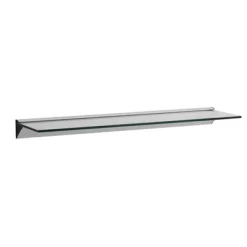 Floating Glass Shelf On Aluminum Bar Clear - Danya B. -Furniture Specialty Store GUEST 9b7a7a00 92e7 45e1 a5ce 4fb41a499dfc