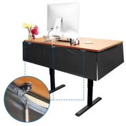 Mount-It! Under Desk Modesty Panel For Office Desks And Sit Stand Workstations | Mesh Organizer Pockets For Cables And Wires | 60 Inches Wide | Black -Furniture Specialty Store GUEST 9b96c87d a19c 4031 b9cd 505b28203db0