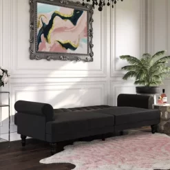 Cassidy Upholstered Futon - Paris Hilton X The Novogratz -Furniture Specialty Store GUEST 9bd260ef 34c8 4505 85da 826975810514