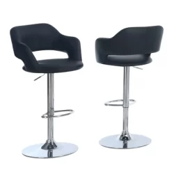 Hydraulic Lift Chrome Metal Barstool - EveryRoom -Furniture Specialty Store GUEST 9cce790b e655 4c11 96e0 7f9bd7c202b2