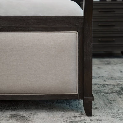 4pc Cindi Sleigh Bedroom Set Gray - Abbyson Living 15 4pc Cindi Sleigh Bedroom Set Gray - Abbyson Living - Image 13