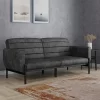 Ash Futon Distressed Faux Leather - Room & Joy -Furniture Specialty Store GUEST 9d239938 9b45 4a55 b9b7 0bad2589dba9