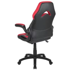 BlackArc Gamma Gaming Desk & Chair Set - Black & Red High Back Gaming Chair With Flip-Up Arms; Desk With Detachable Headphone Hook/Cupholder -Furniture Specialty Store GUEST 9d431902 4867 43e2 b1b5 90da1021f34f