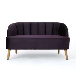 Amaia Modern New Velvet Settee - Christopher Knight Home -Furniture Specialty Store GUEST 9d7d0462 b1e3 4c57 ac7b f4d38ccf8680
