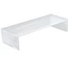 Azar Displays Clear Acrylic Monitor Riser 21"W X 7.75"D X 4.5"H