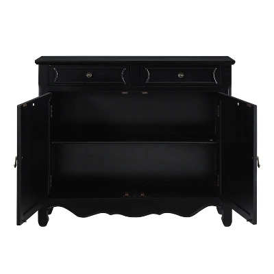 Leith 2Door Console Black - Powell Company 4 Leith 2Door Console Black - Powell Company - Image 2