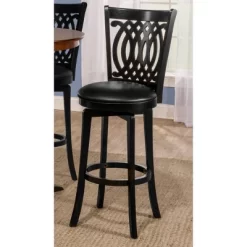 25" Van Draus Swivel Counter Height Barstool Metal/Black - Hillsdale Furniture -Furniture Specialty Store GUEST 9eb928b6 ec27 42a1 82d1 ed14812c1dfa