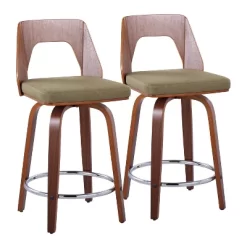 Set Of 2 Trilogy Upholstered Counter Height Barstools - Lumisource -Furniture Specialty Store GUEST a0a25194 a9e0 4734 a973 0c16d55167da