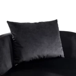 360 Degree Swivel Accent Chair, Velvet Upholstered Barrel Chair With Cushion-ModernLuxe -Furniture Specialty Store GUEST a0e47efc 46f1 44b4 b02a 136f8ccd0b1e