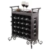 Silvano Wine Rack Metal/Antique Bronze - Winsome -Furniture Specialty Store GUEST a1961a8c ba23 477a ae0a 86c9de8187d3
