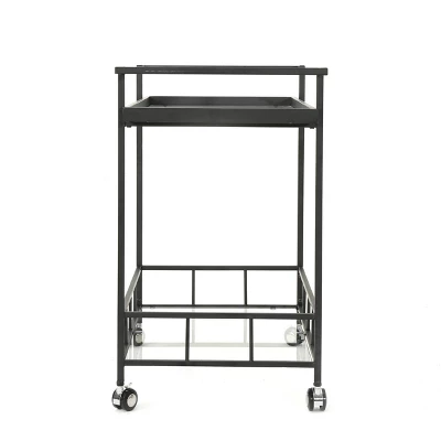 Ambrose Industrial Bar Cart - Christopher Knight Home 7 Ambrose Industrial Bar Cart - Christopher Knight Home - Image 5