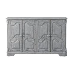 Gramercy 4 Door Credenza Gray - Treasure Trove Accents