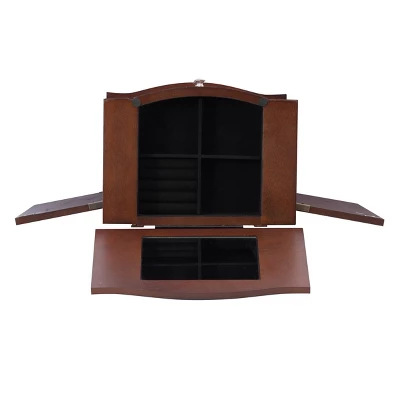 Francesca Jewelry Armoire Merlot Brown - Powell Company 11 Francesca Jewelry Armoire Merlot Brown - Powell Company - Image 9