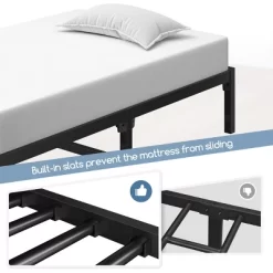Yaheetech Metal Platform Bed Frame With Ultra-Durable Steel Slat Support -Furniture Specialty Store GUEST a264c035 44e3 447f b6b6 6c617d56325b