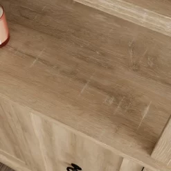 72.32" 3 Open Shelves Adaline Café Library Vertical Bookcase Orchard Oak - Sauder -Furniture Specialty Store GUEST a3c79e49 6aee 434a 955a 85d0f5d267d4