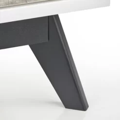 Crislana Mid-Century Modern 6 Drawer Dresser Gray/White - Buylateral -Furniture Specialty Store GUEST a3e29560 4d81 40b8 a579 978326c91e5e