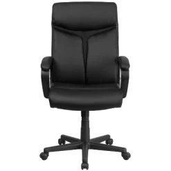 Flash Furniture Raya High Back Black LeatherSoft Executive Swivel Office Chair With Slight Mesh Accent And Arms -Furniture Specialty Store GUEST a47b73d0 7aba 47a3 9198 7a70c8db5013