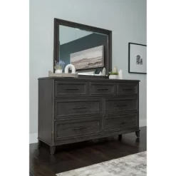 5pc Cindi Sleigh Bedroom Set Gray - Abbyson Living -Furniture Specialty Store GUEST a5631308 e917 460c 97bc 654767aca1ad