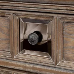 6pc Lellen Bedroom Set Beige/Rustic Natural Tone - HOMES: Inside + Out -Furniture Specialty Store GUEST a7516cdc 85b9 4df3 90f5 163150dd2ed6