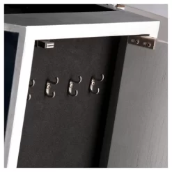 Melanie 7 Drawer Glam Jewelry Armoire Mirrored/Brushed - Aiden Lane 15 Melanie 7 Drawer Glam Jewelry Armoire Mirrored/Brushed - Aiden Lane -Furniture Specialty Store GUEST a92f638c ff59 4fa0 940a 4108c6d61eb2