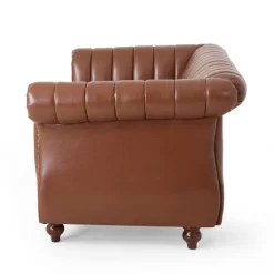 Glenmont Contemporary Channel Stitch Loveseat With Nailhead Trim - Christopher Knight Home 15 Glenmont Contemporary Channel Stitch Loveseat With Nailhead Trim - Christopher Knight Home -Furniture Specialty Store GUEST a991bb51 7d57 448b 9ee8 556e67dd32a1