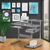 Complete Computer Workstation Desk Gray - Techni Mobili -Furniture Specialty Store GUEST aa399b90 d8a9 4624 8973 dd90111b581a