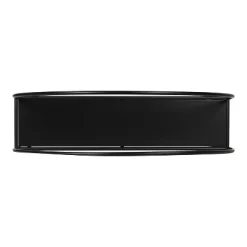 24" X 26" Monroe Metal Arch Shelf Black - Kate & Laurel All Things Decor -Furniture Specialty Store GUEST aa51f270 b111 4342 9dfc 18606bb5535b