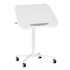 Sit To Stand Mobile Laptop Computer Stand With Height Adjustable White - Techni Mobili -Furniture Specialty Store GUEST ab449a4d 587d 457a b556 554c95d8913c