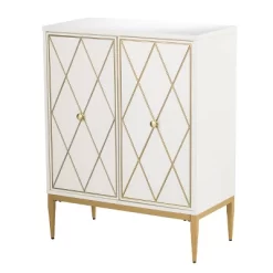 Nessnal 2 Door Accent Cabinet Cream/Gold - Aiden Lane 15 Nessnal 2 Door Accent Cabinet Cream/Gold - Aiden Lane -Furniture Specialty Store GUEST ada17c7c 87b5 492f b8ec f582b81c5c31