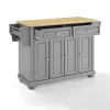 Alexandria Kitchen Island With Wood Top Vintage Gray/Natural - Crosley -Furniture Specialty Store GUEST add73bf8 7131 408e bca3 c24526959461