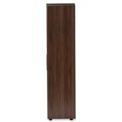 7 Shelf Wardrobe Rikke Two-Tone Wood Storage Cabinet Brown - Baxton Studio -Furniture Specialty Store GUEST aebccf9e 0b9e 48d0 858b c30247ab1622