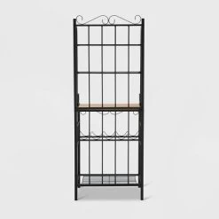 Praha Bakers Rack Black - Boraam -Furniture Specialty Store GUEST af2b7e01 0922 4449 aebc 38ea22eb9015