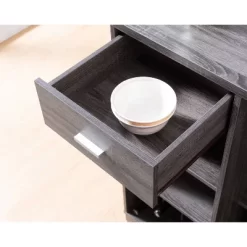 Ereth Modern Wine Bar Cabinet Dark Gray - MiBasics -Furniture Specialty Store GUEST af5ab3b6 ff1b 4736 92a7 8a6927986454