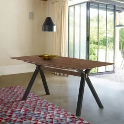 63" Laredo Mid-Century Modern Dining Table Walnut - Armen Living -Furniture Specialty Store GUEST b1987f35 a1b8 4eb8 ae13 b21042e72dcc