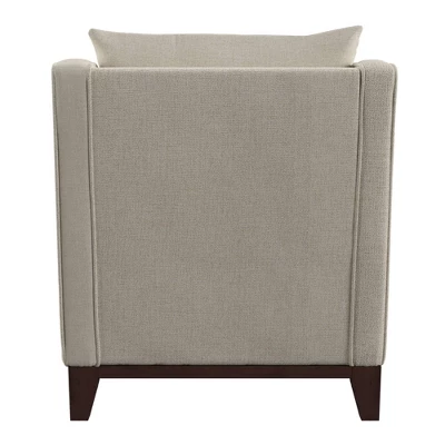 Madge Tweed Accent Chair Oatmeal - Inspire Q 6 Madge Tweed Accent Chair Oatmeal - Inspire Q - Image 4