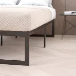 Flash Furniture 14 Inch Metal Platform Bed Frame - No Box Spring Needed With Steel Slat Support And Quick Lock Functionality -Furniture Specialty Store GUEST b3bb668f 16e1 48da 9765 0692e77dab03
