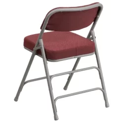 Flash Furniture 2 Pack HERCULES Series Premium Curved Triple Braced & Hinged Fabric Upholstered Metal Folding Chair -Furniture Specialty Store GUEST b471b639 2bbc 4896 a12a a221a5775898