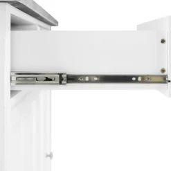 Avery Kitchen Island/Cart Distressed White/White Marble - Crosley -Furniture Specialty Store GUEST b50dce41 ec55 4731 a9f2 9f969afbf385