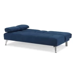 Miley Convertible Futon Sectional Sofa Navy Blue - Serta -Furniture Specialty Store GUEST b5598606 ef49 418a 8fd3 1ac04c7c8d31