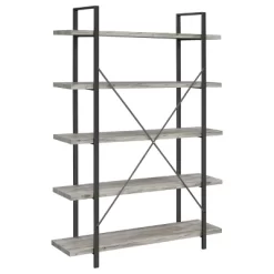 70" Cole 5 Shelf Bookcase With Frame - Coaster -Furniture Specialty Store GUEST b62efadf 5ce7 4199 935d 55e4ab5c1f77