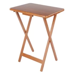 5pc Set Sophia Snack Tables Teak - Winsome -Furniture Specialty Store GUEST b63981f4 df55 452d bf52 909849f1b357