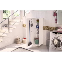 Paris 1 Door Storage Cabinet White - Polifurniture 11 Paris 1 Door Storage Cabinet White - Polifurniture -Furniture Specialty Store GUEST b79f2ebe 4400 4450 a837 2ff6eb364b5a