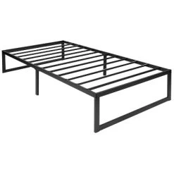Flash Furniture 14 Inch Metal Platform Bed Frame - No Box Spring Needed With Steel Slat Support And Quick Lock Functionality -Furniture Specialty Store GUEST b7ed8b54 a886 48c6 abce 224f3b6ba345