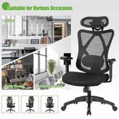 Costway Ergonomic High Back Mesh Office Chair W/ Adjustable Lumbar Support 18 Costway Ergonomic High Back Mesh Office Chair W/ Adjustable Lumbar Support -Furniture Specialty Store GUEST b80df639 fba3 4086 8070 f6db7e6cd5c3