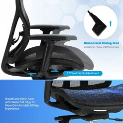 Costway Ergonomic Office Chair High-Back Mesh Chair W/Adjustable Lumbar Support 18 Costway Ergonomic Office Chair High-Back Mesh Chair W/Adjustable Lumbar Support -Furniture Specialty Store GUEST b817c569 2f5b 423e 85ab 5ef25e5d89b3